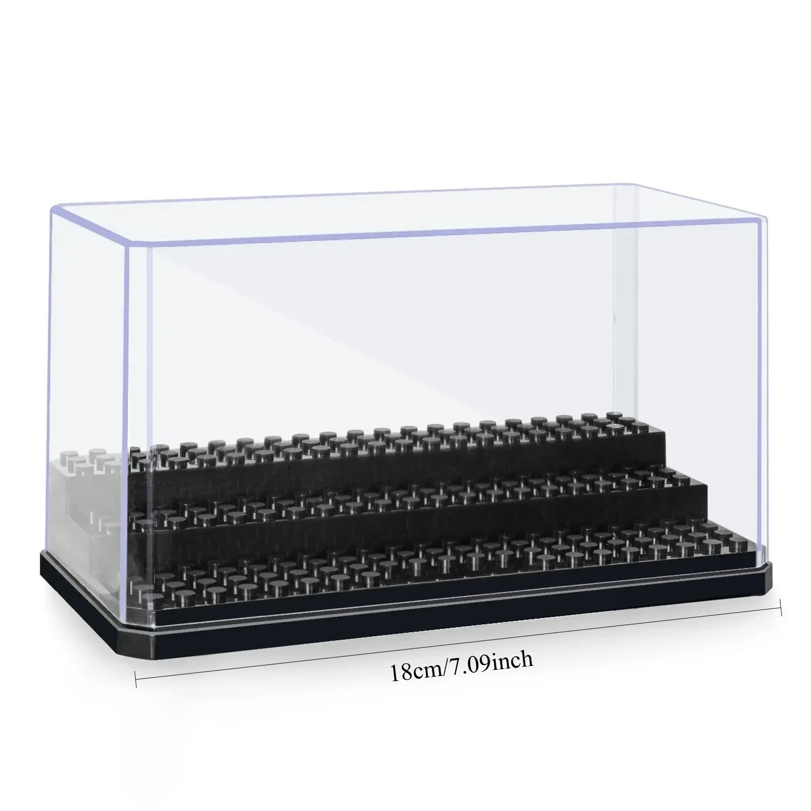 4 Acrylic Display Boxes for Portraits, Stackable Storage