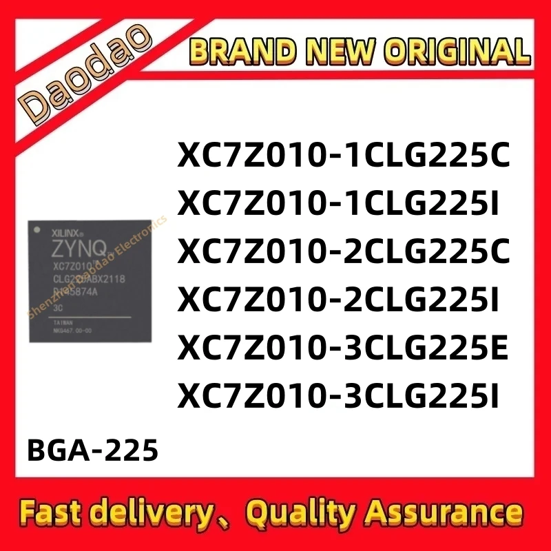 

XC7Z010-1CLG225C XC7Z010-1CLG225I XC7Z010-2CLG225I XC7Z010-3CLG225E XC7Z010-3CLG225I IC chip BGA-225