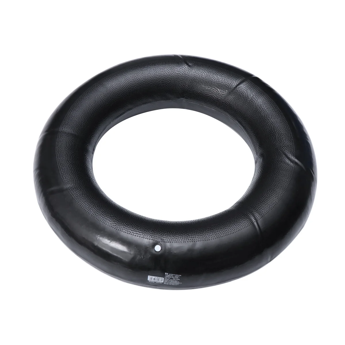 Anello da nuoto in gomma facile da gonfiare e sgonfiare, 80 cm, galleggiante di sicurezza per adulti, nero, adatto per piscina, spiaggia, anello da nuoto in gomma