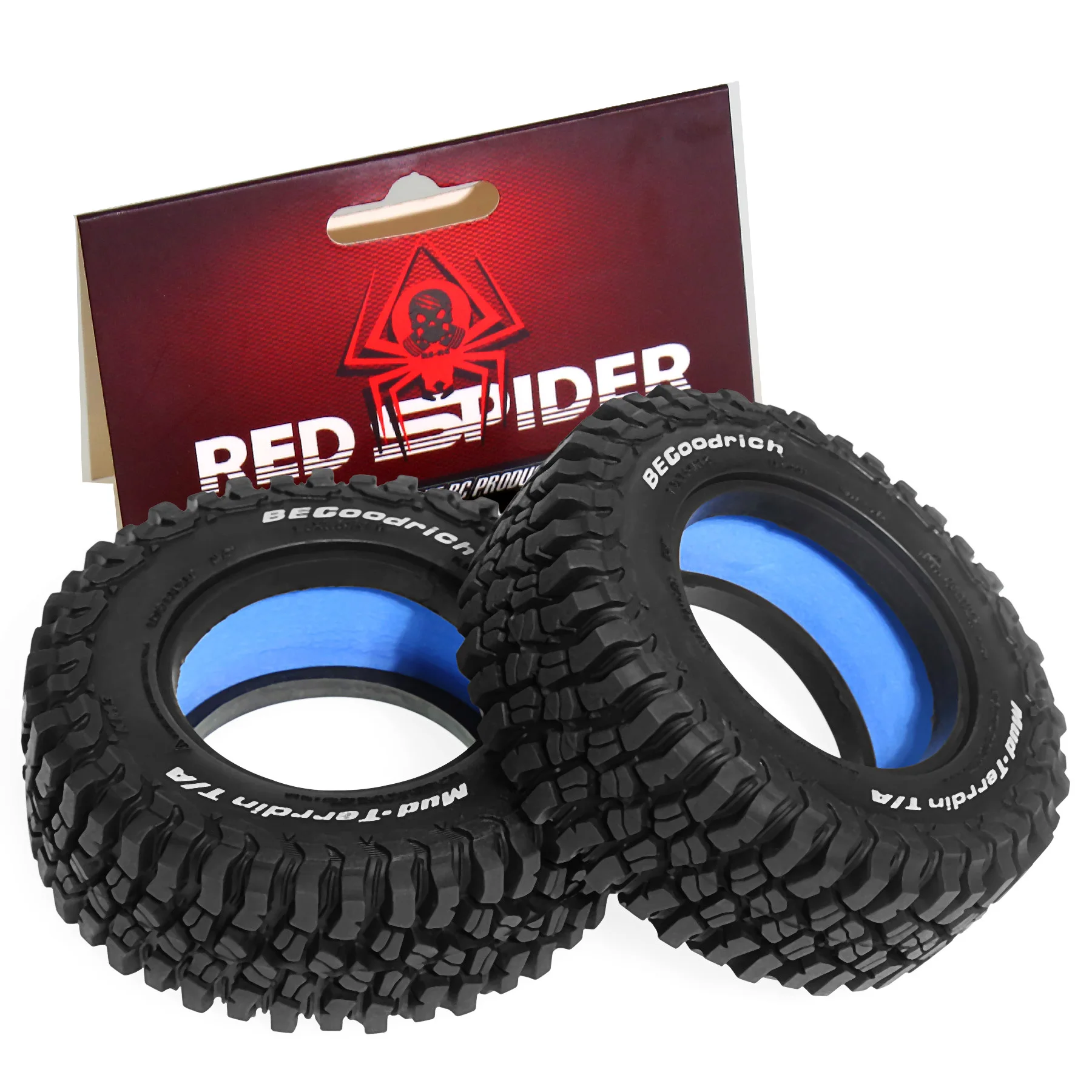 

2pcs 1.9 inch climbing tires 89mm * 33mm on-road tires suitable for rock climbing vehicles TRX4 TRX6 SCX10 90046 D90