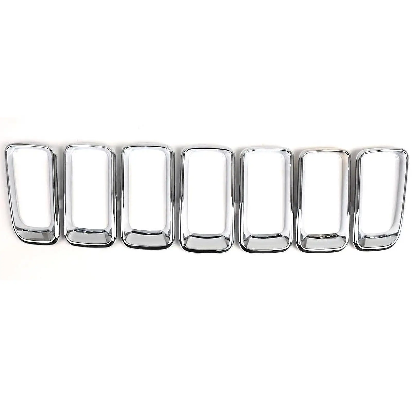 

7 шт., накладные кольца на переднюю решетку, замена 68109865AA, автомобильные аксессуары премиум-класса для компаса, высота на большой высоте