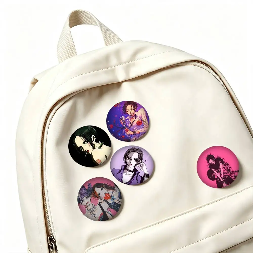 N-NANA Nana Osaki A-Anime  25 32 44 58 75mm Badges Personalized Round Brooches Pins Accessory Gift