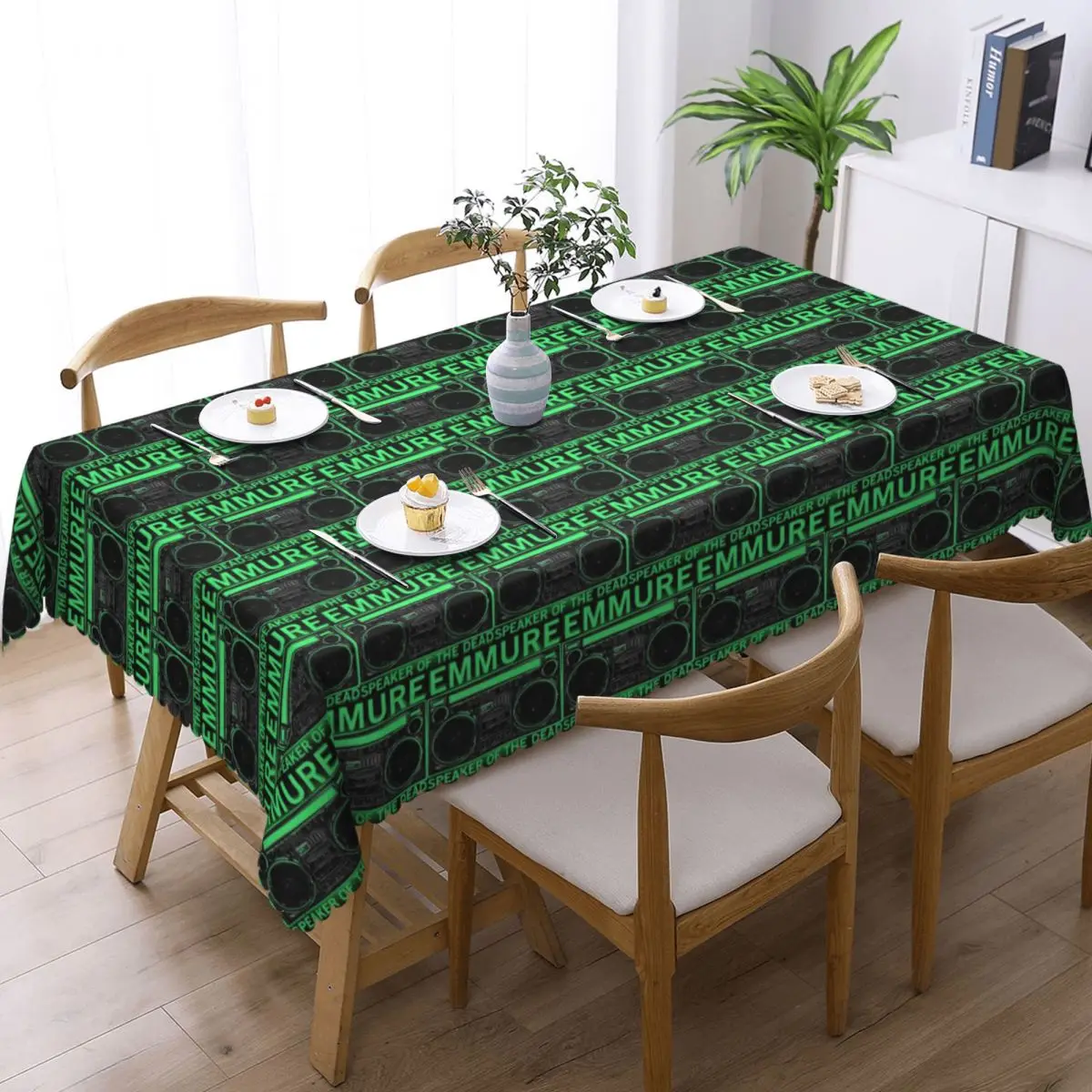 Emmure Speaker Of The Dead Customized Rectangular Tablecloth Waterproof Table Cover for Dining Events Table Cloth
