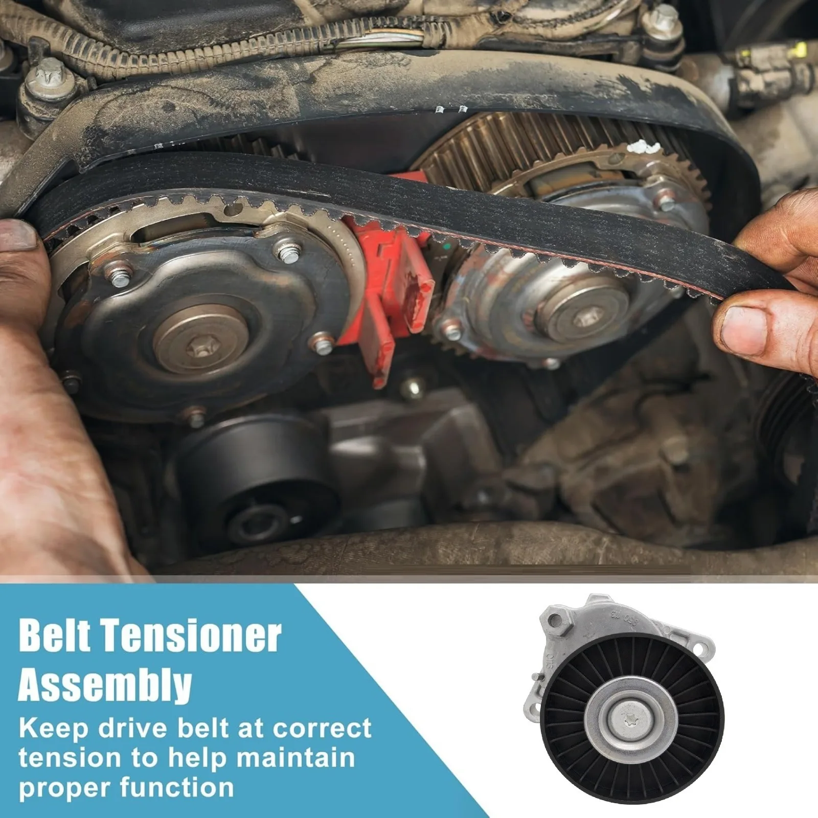 Belt Tensioner Pulley Assembly For Benz W203 W211 W220 W163 W164 .1122000970/ 1122000870/ 1122000370/ 1122000170/ 1122000070