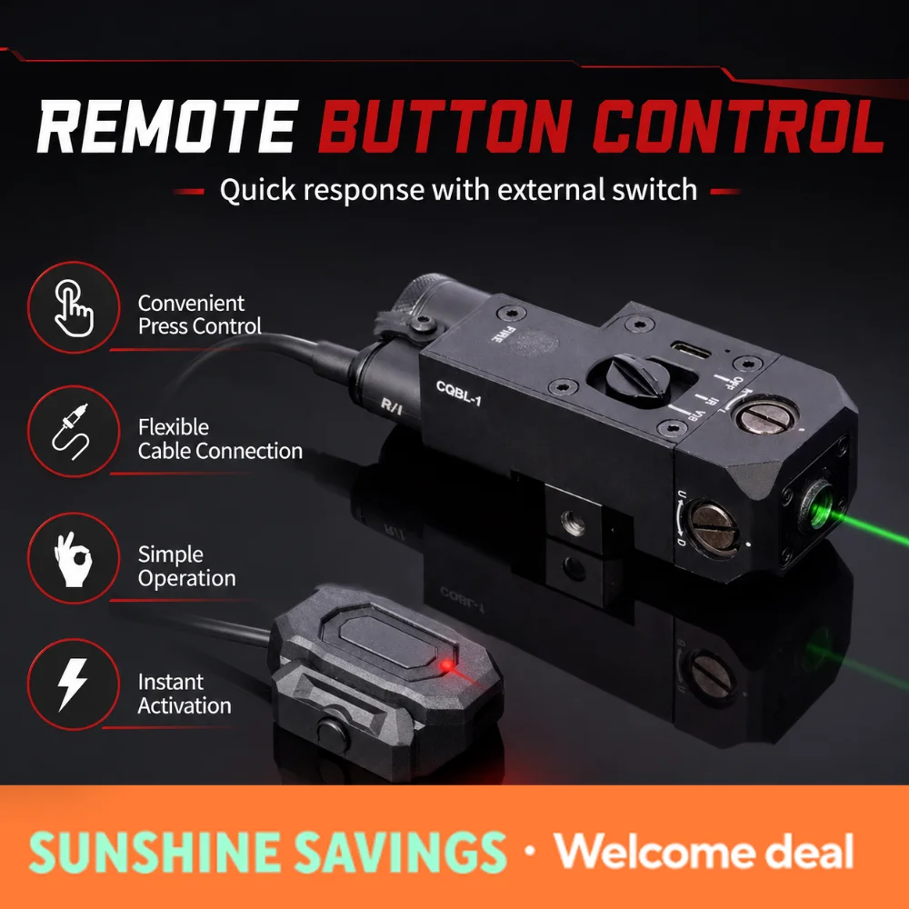 Portable CQBL-1 Nylon Position Indicator Type-C Rechargeable Detachable External Control Button Toy Mod