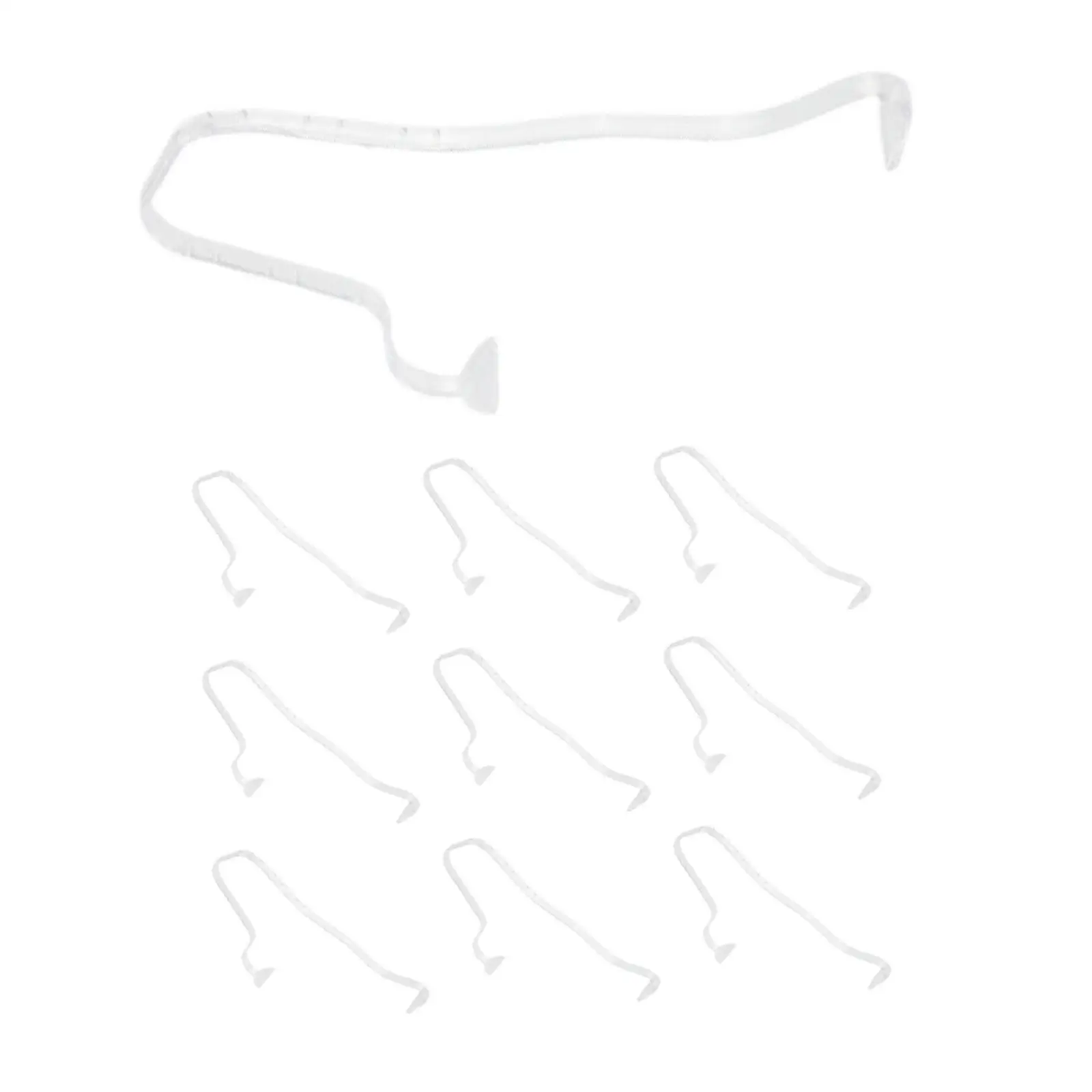 Clear Shoe Shape Inserts Riser Footwear Shaping Display for Accessories Sneakers Store Home Shoe Rack