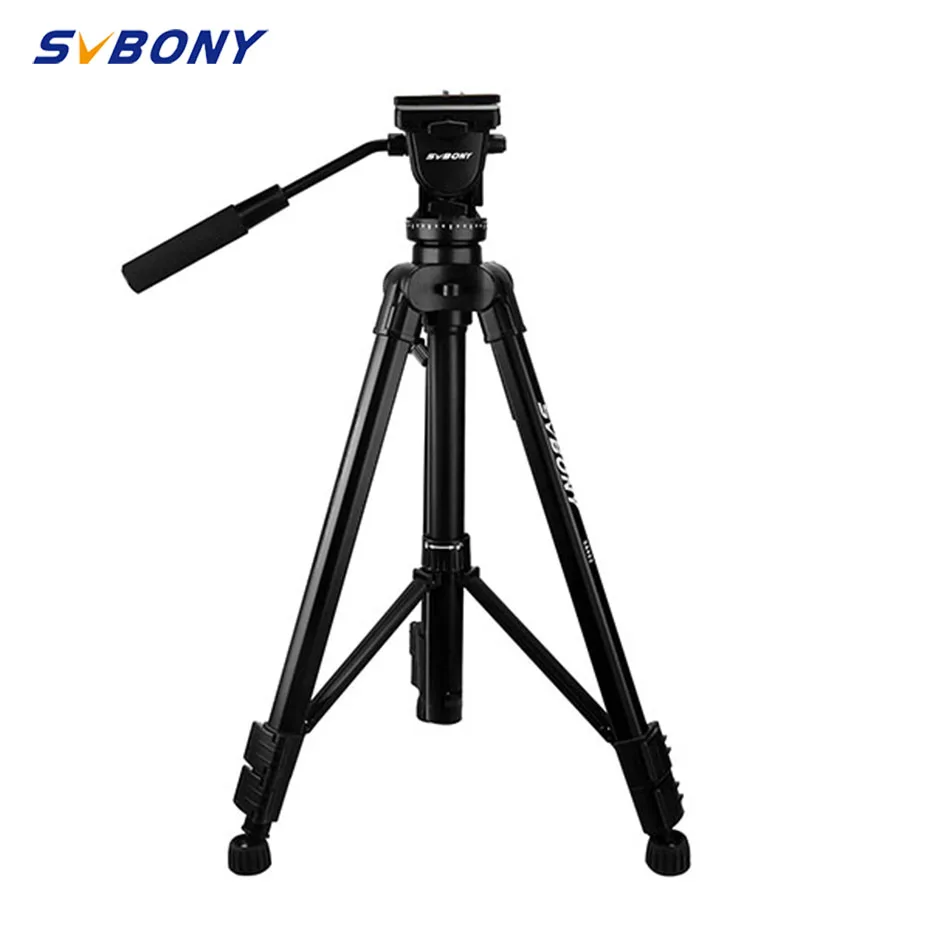 

SVBONY Professional Foldable Camera Tripod Fluid Head Tripod Stabilizer Tripod for Digital SLR Canon Nikon Sony DSLR Cameras