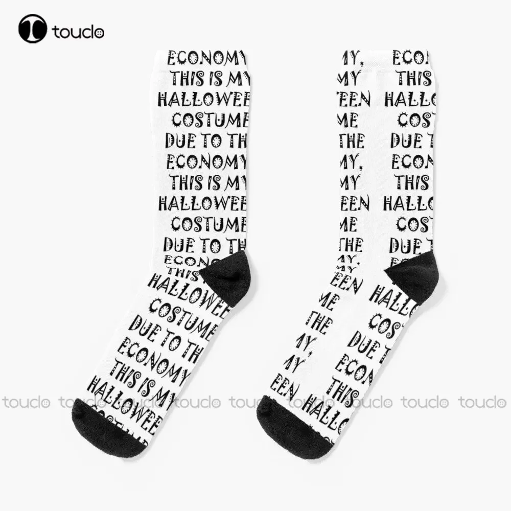 This Is My Halloween Costume Chaussettes, Chaussettes de randonnée, Chaussettes personnalisées, Chaussettes unisexes, Adultes, Adolescents, Jeunes, Cadeau personnalisé, Due à l'économie