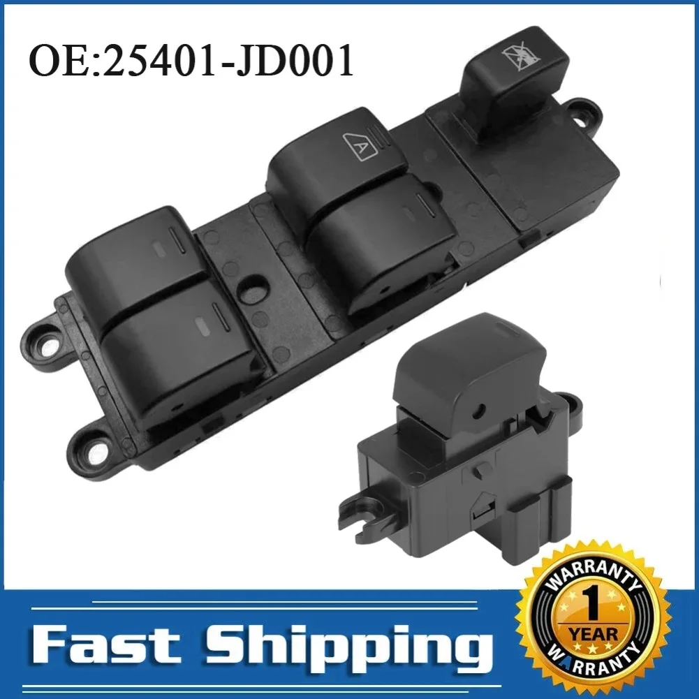 Electric Driver Passenger Window Control Switch Glass Lifter Button For Nissan Qashqai J10 2007 2008 2009 2010 2011 25401EB30B