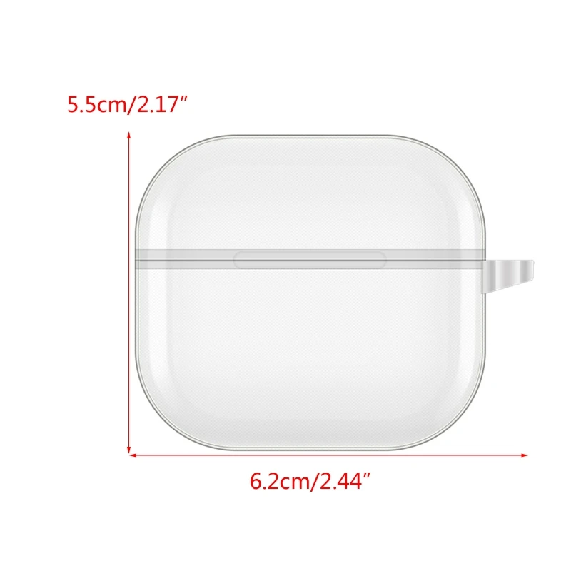 Penutup Jernih Tahan Benturan Cocok untuk Lenovo Livepeds LP5 /LP40 Pr Earphone Tahan Air Casing Pelindung Headphone Casing Antiselip