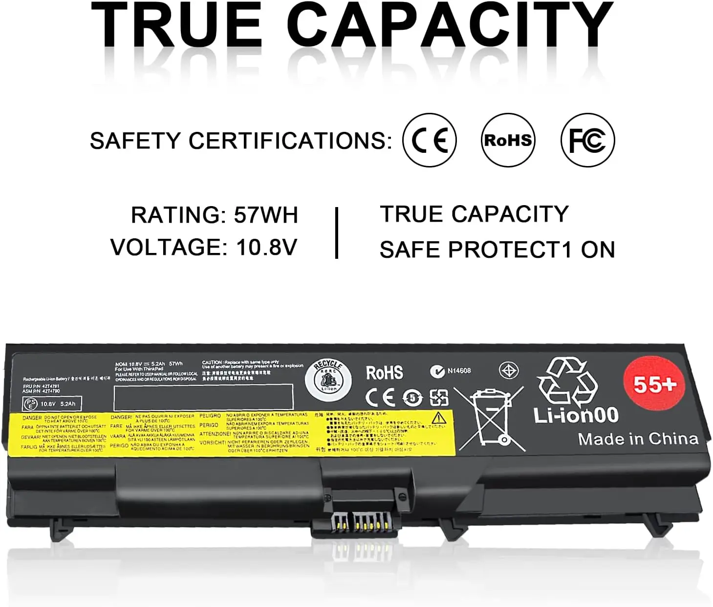 Battery for Lenovo ThinkPad E40 E50 E420 E425 E520 E525 L410 L412 L420 L421 L510 L512 L520 SL410 2842 SL510 T410 T410i T420 T510