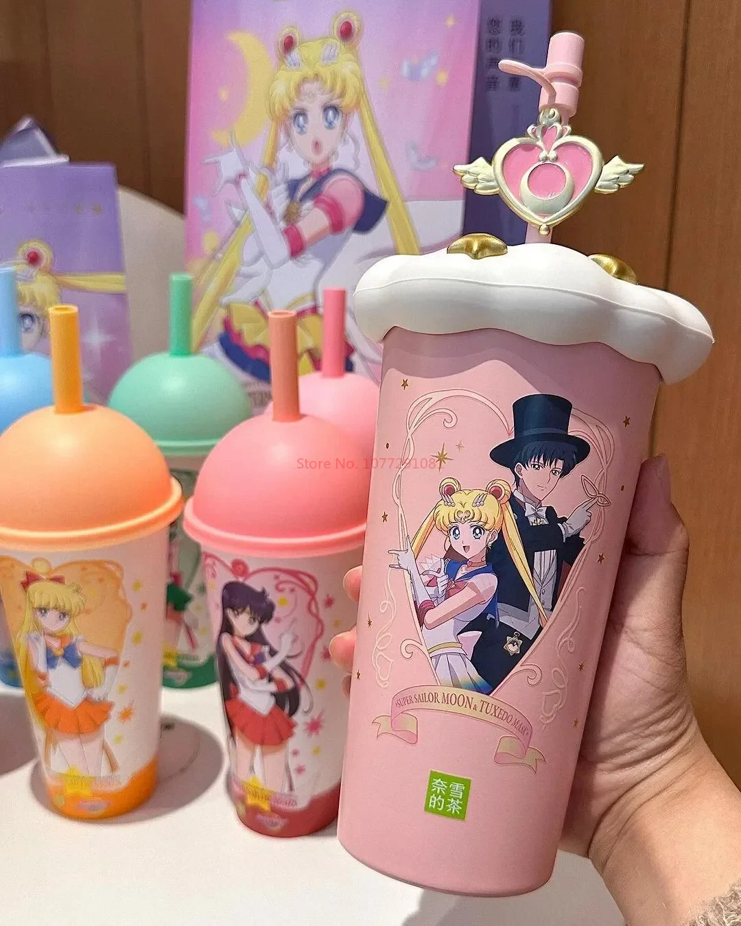 

Authentic Sailor Moon Anime Surrounding Water Cup Ceramic Cup Model Collection Edition Giving Birthday To Friends Gifts