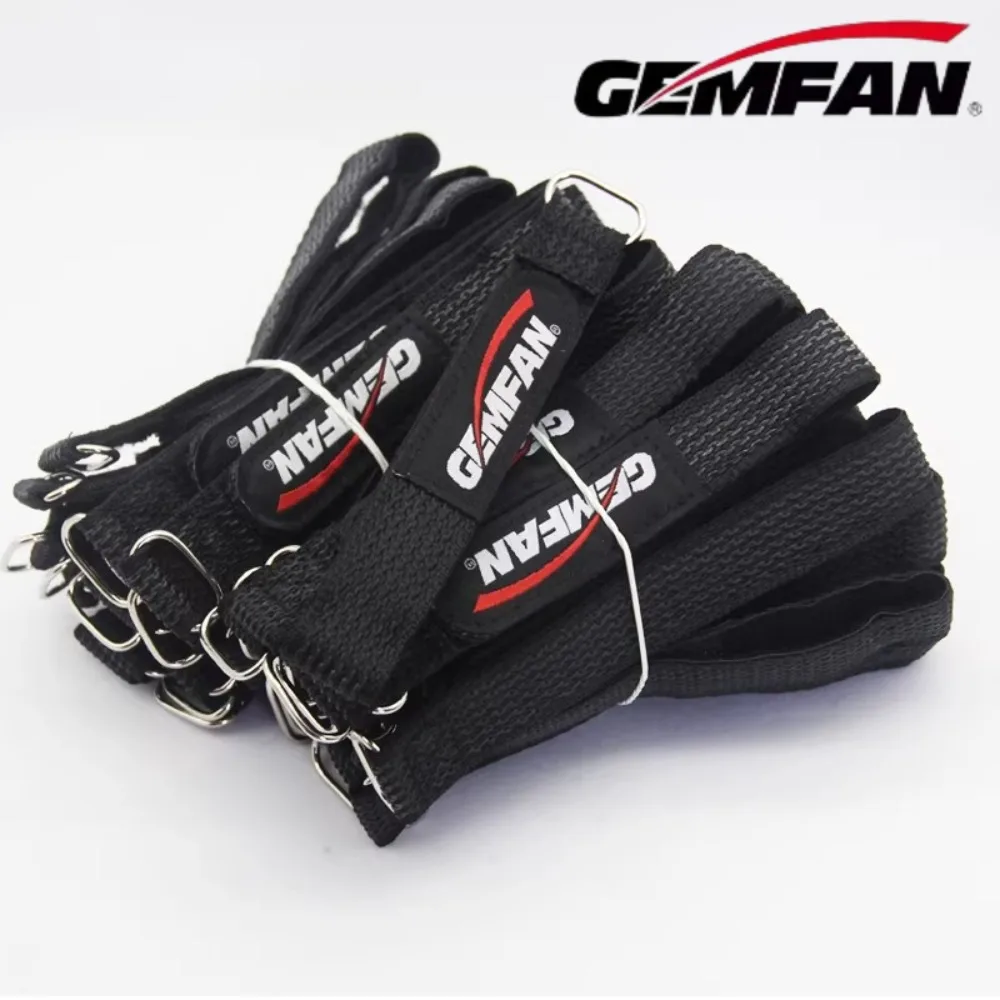 Gemfan High-strength Non-Slip Woven Metal Buckle LIPO Strap for FPV Freestyle Cinelifter  16X250mm 20X250mm 20X330mm 20X550mm