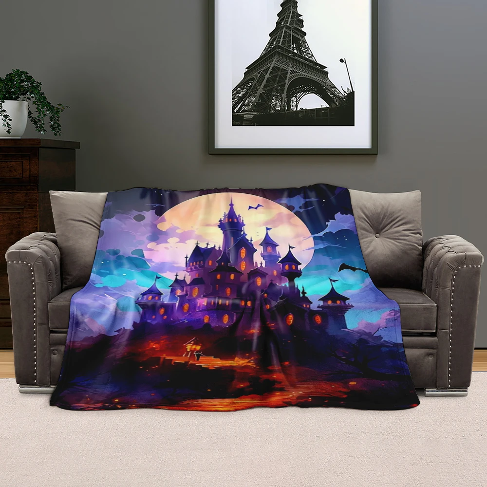 Customized warm blanket for supernatural scenes, soft and comfortable blanket, picnic blanket, bed lining, birthday gift