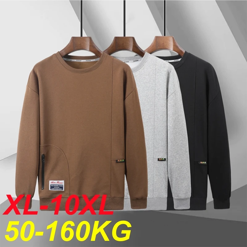 

Men Sweatshirts Plus Size 10xl 9xl Cotton Hoodie Streetwear Oversized 6xl 7xl 8xl Long Sleeve Loose Pullovers Autumn Sportswear