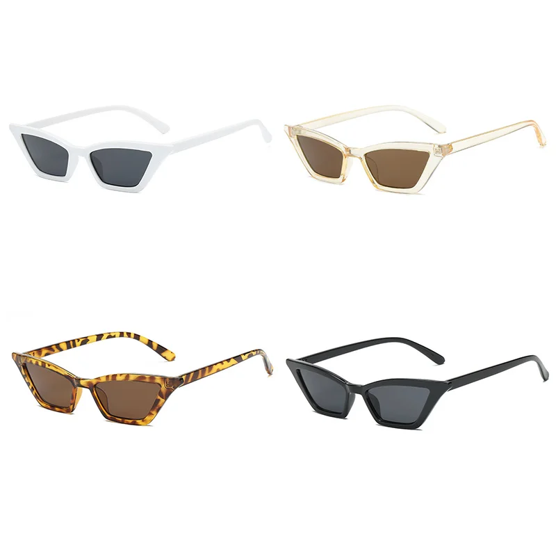 النظارات الشمسية الرجال النساء ضوء Cateye موضة العلامة التجارية الفاخرة مصمم ريترو مثير في الهواء الطلق حفلة دائم gafas دي سول النظارات اليومية Y2K #5