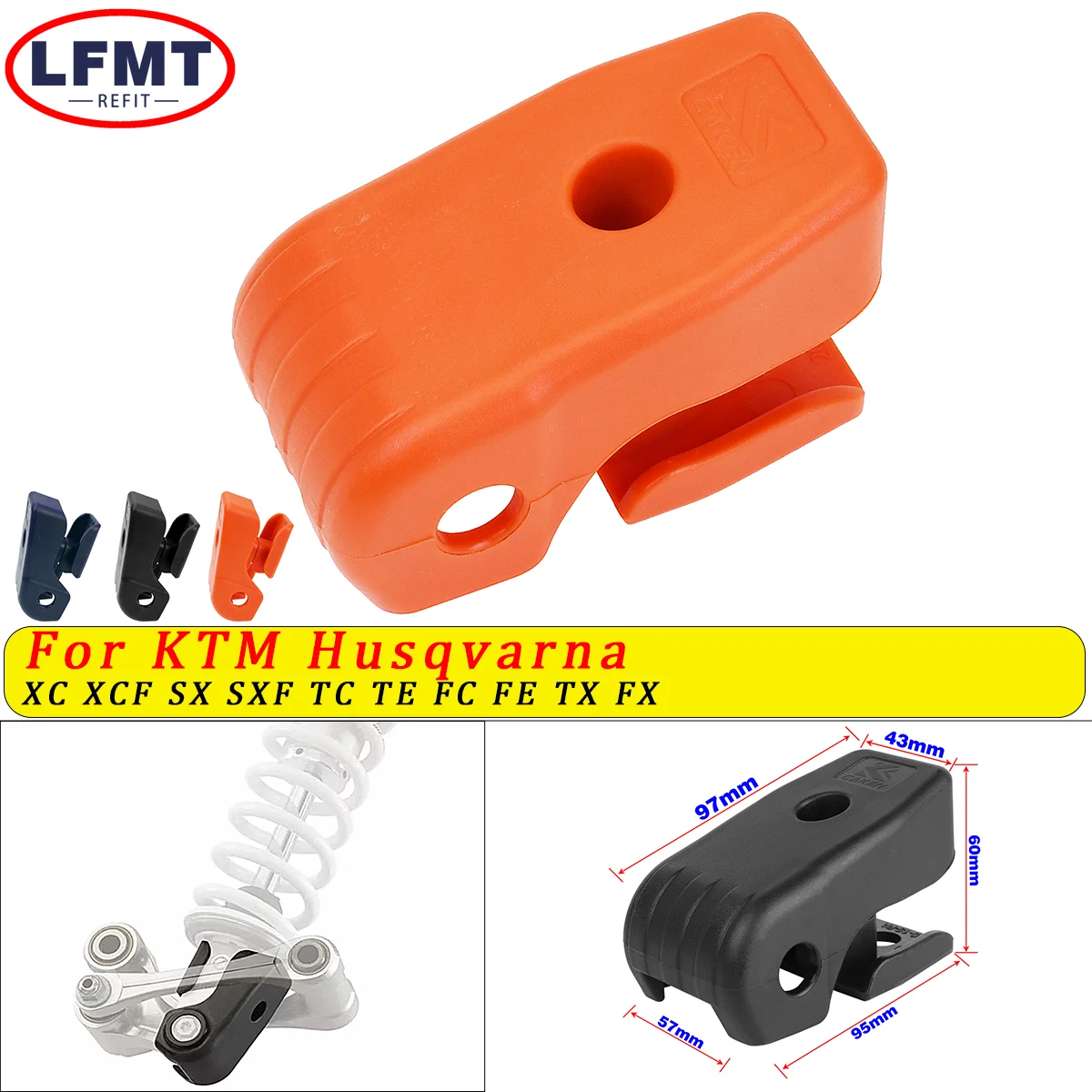 

For KTM XC XCF SX SXF Husqvarna FE FX TE TX TC 125-500 Dirt Bike Linkage Guard Cover Shock Linkage Absorber Protector 2015-2021