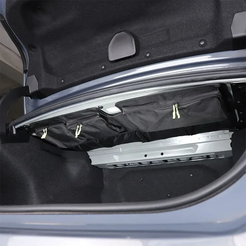 

For BMW 5 Series G60 2024-2025+ Oxford cloth black Car styling car trunk tool storage and finishing bag car interior accessories