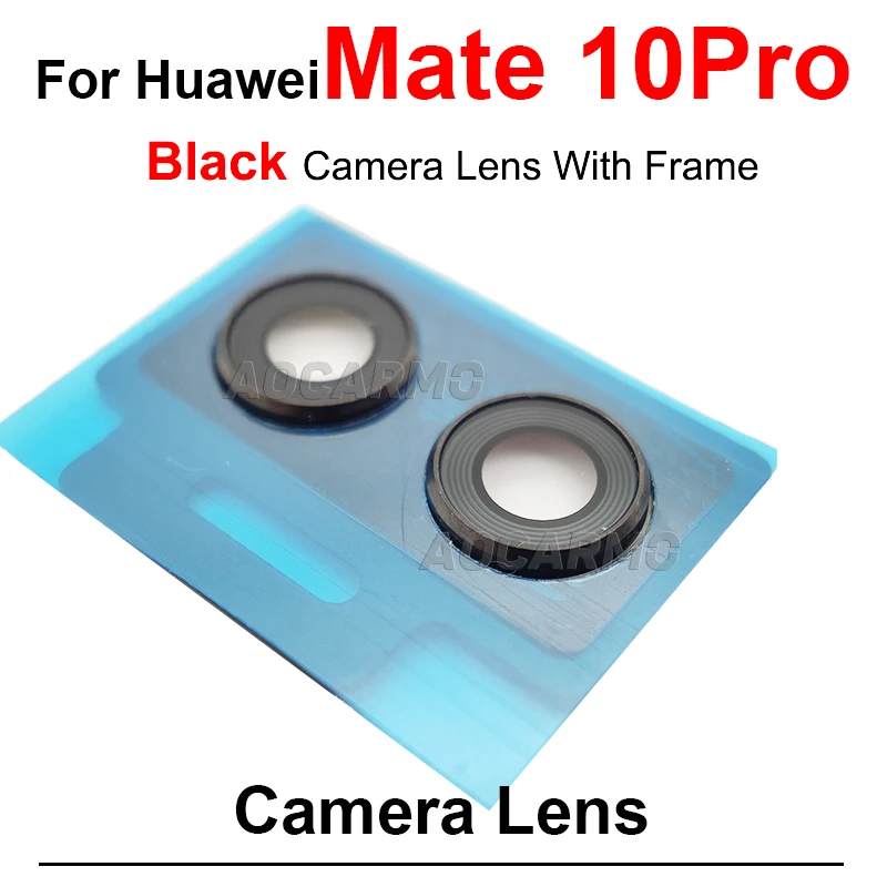 For Huawei Mate 10 20 30 Pro 20X 10Pro 20Pro 30Pro Back Camera Lens With Frame And Adhesive Repair Sticker Replacement Parts