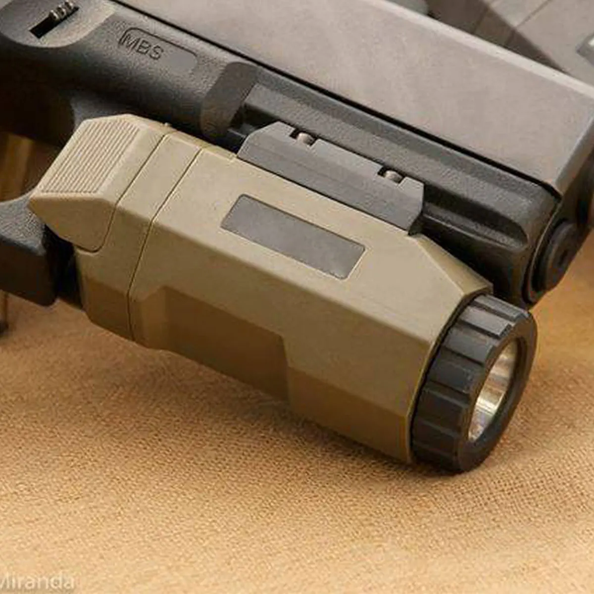 

Tactical APL-c APL Pistol Scout Light LED Flashlight Airsoft Weapons 20mm Picatinny Rail Constant Strobe Output Hunting