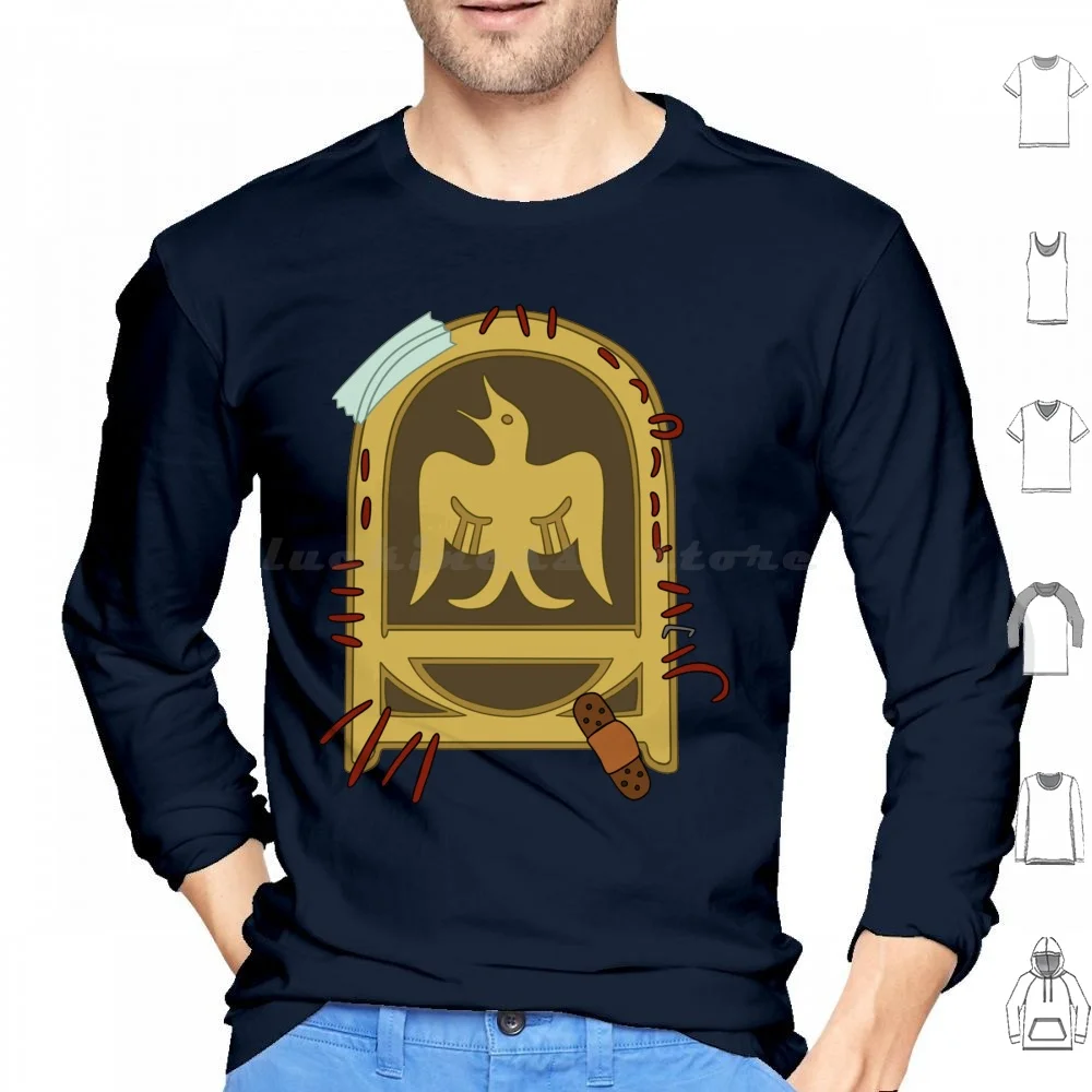 Sudadera con capucha de costura Golden Guard-Hunter de algodón de manga larga Golden Guard Owl House Bad Belos Hunter