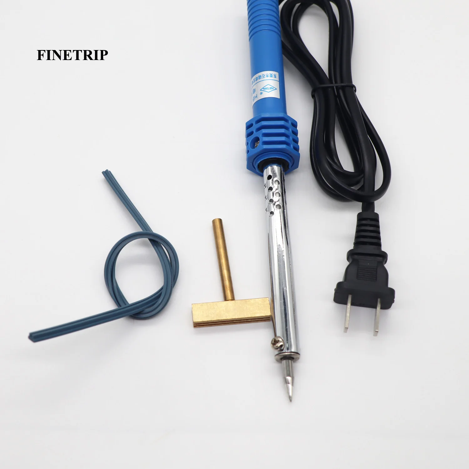 220V 40W Soldering Iron Welding Gun Tool For Pixel Tool With Copper Solder T-head Rubber strip for LCD Pixel Repair Ribbon Cable