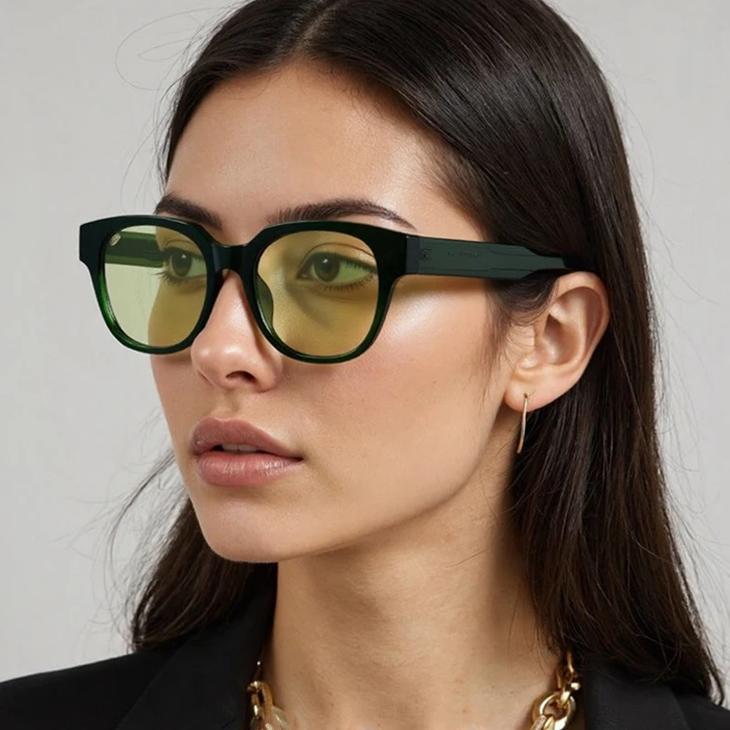 Wander-Mode Neu 2026 Runde Einfache Stil Anti-Licht-Brille Farbenfrohes Design Brillen Outdoor Sommer Reise UV400 Sonnenbrille