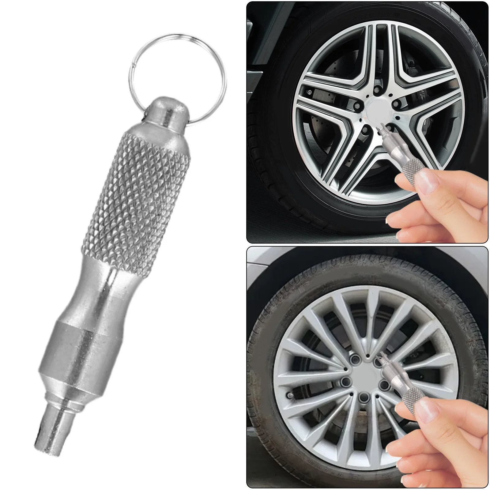 

Tire Maintenance Stainless Steel Valve Core Tool Valve Core Removal Tool As Show Stainless Steel User-Friendly