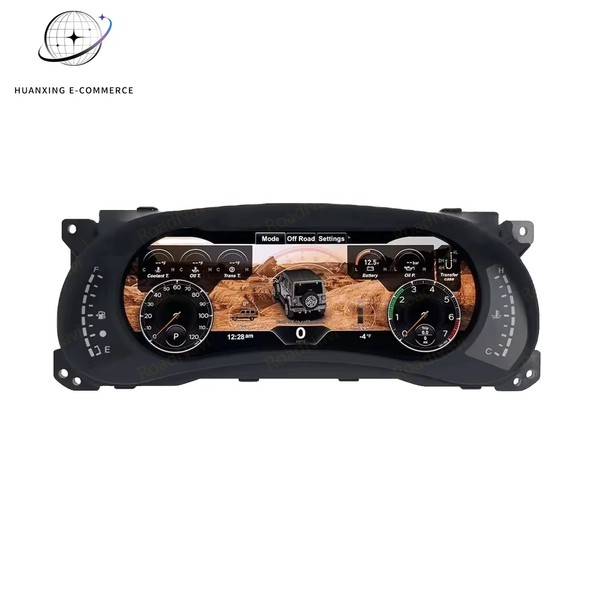 RoadNavi Android Car Radio Auto Speedometer Instrument Dashboard for Jeep Wrangler 3 JK 2011-2018 Customization