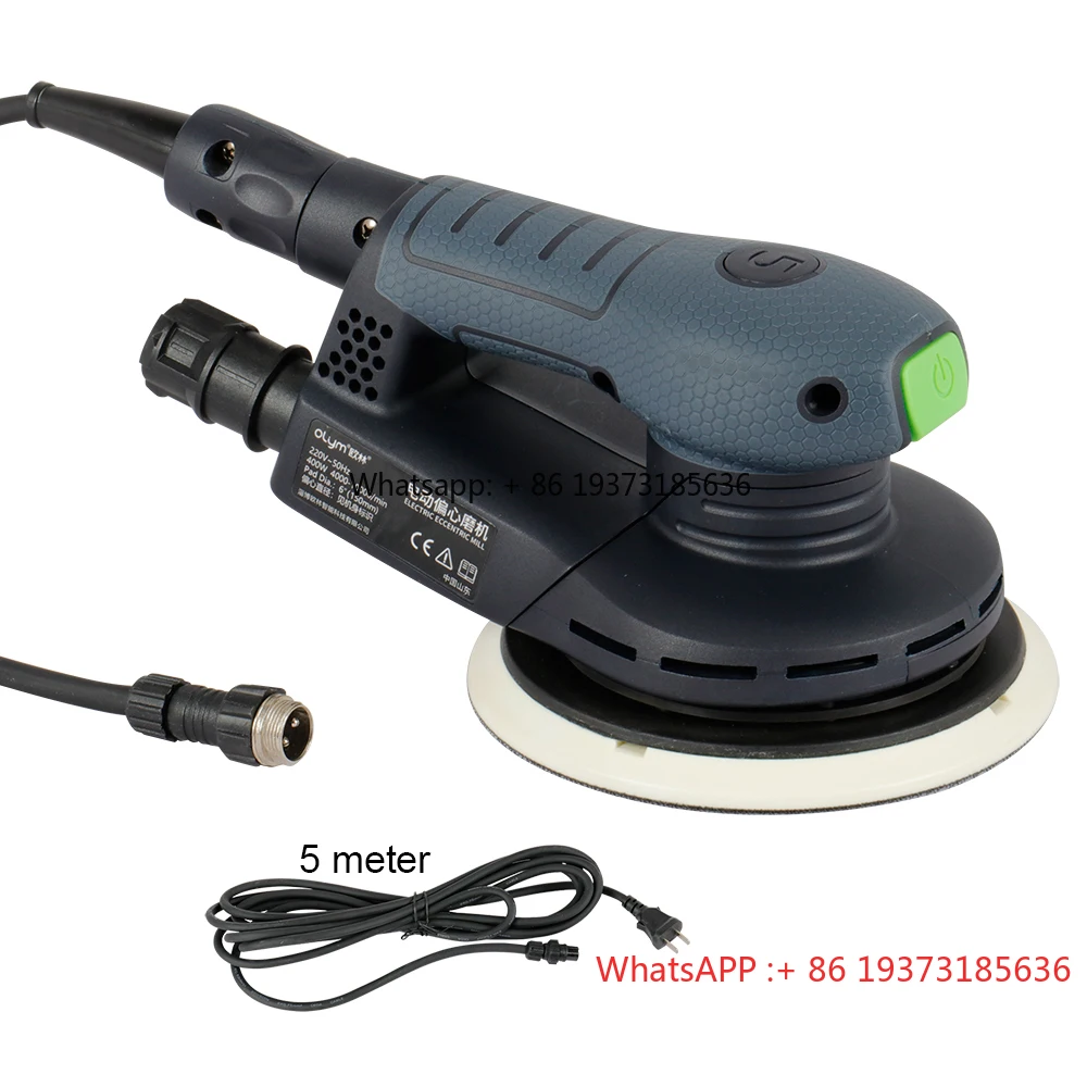 6 Inch Random Brushless orbit Sander Electric Orbital Sander for Car Wood