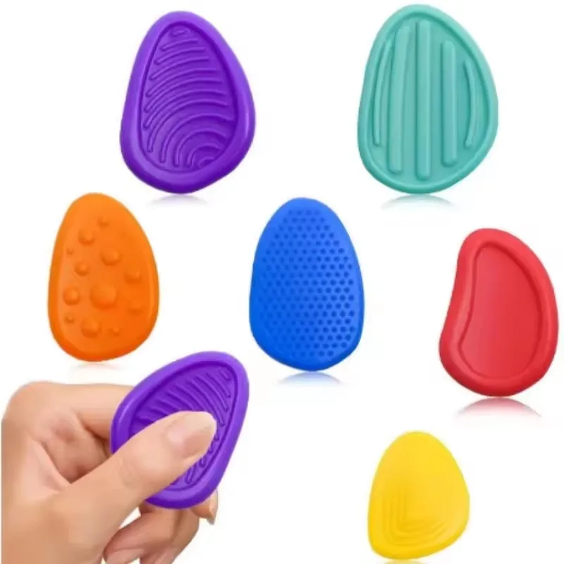 Sensorische Textur-Sorgensteine: Weiche, lustige Fidget-Spielzeuge für Erwachsene mit Autismus – zur beruhigenden Stress- und Angstlinderung, tragbares Handspielzeug als Geschenk