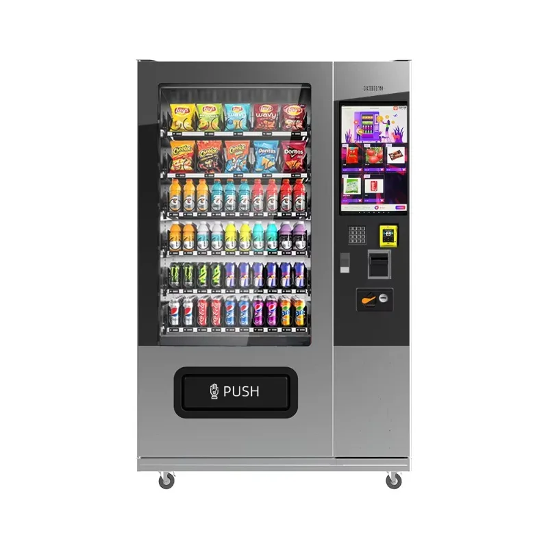 Outdoor Park Snack Beverage Vending Machine Rainproof Anti-UV Shell Adapts Scenic Spot All-Day Tourist Snack And Drink Sales