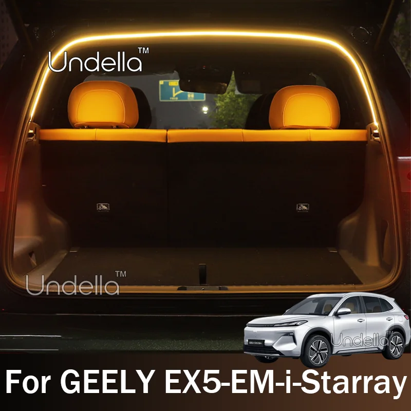 For Geely EX5‑EM‑i Starray EM‑i 2026 2027 Car High Brightness Trunk Lighting LED Strip Automatic Sensing Tailgate Light Strip