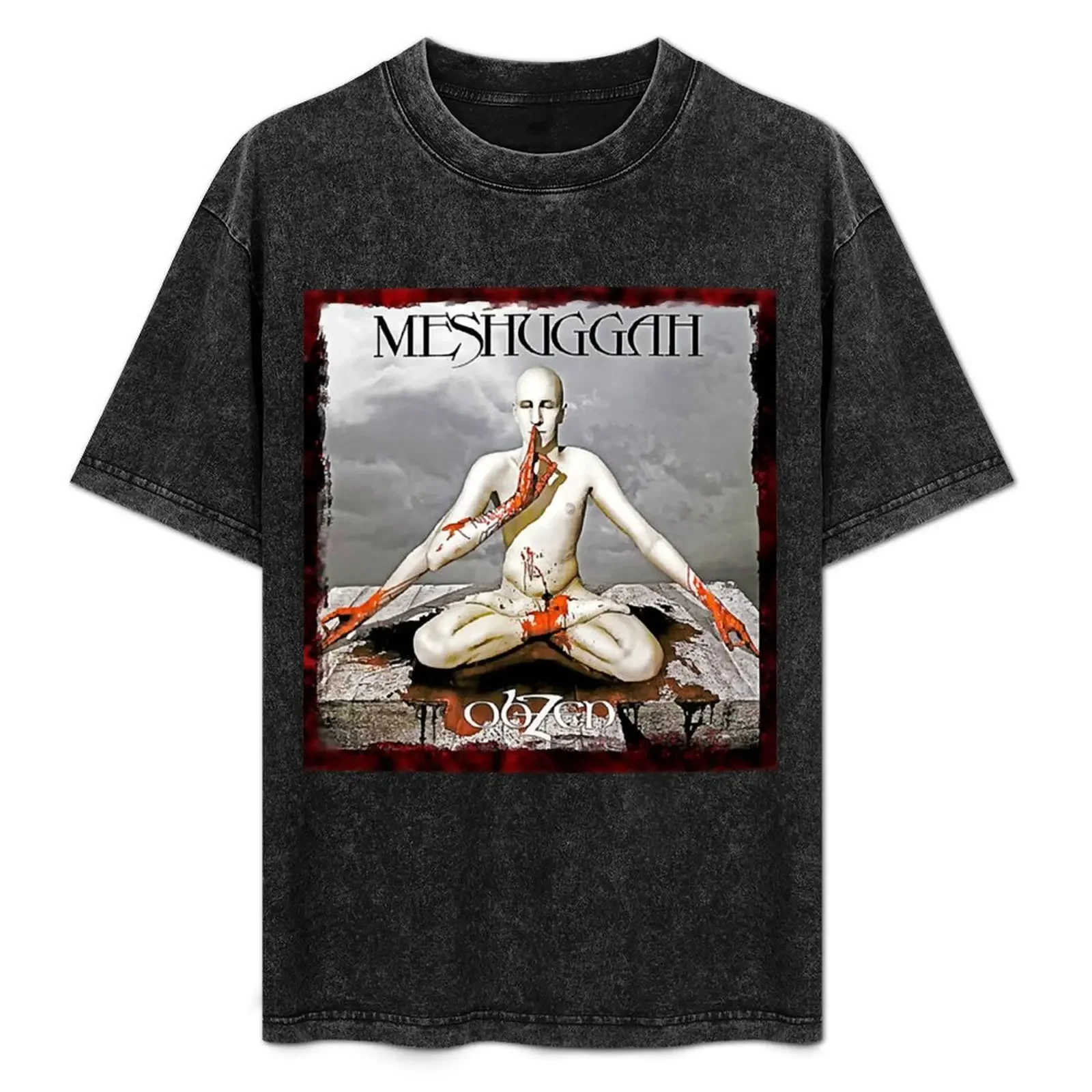

Mens Womens Animal Dark Red Mesghuggah Obzen Cute Graphic Gifts T-Shirt Large Size Breathable Tee
