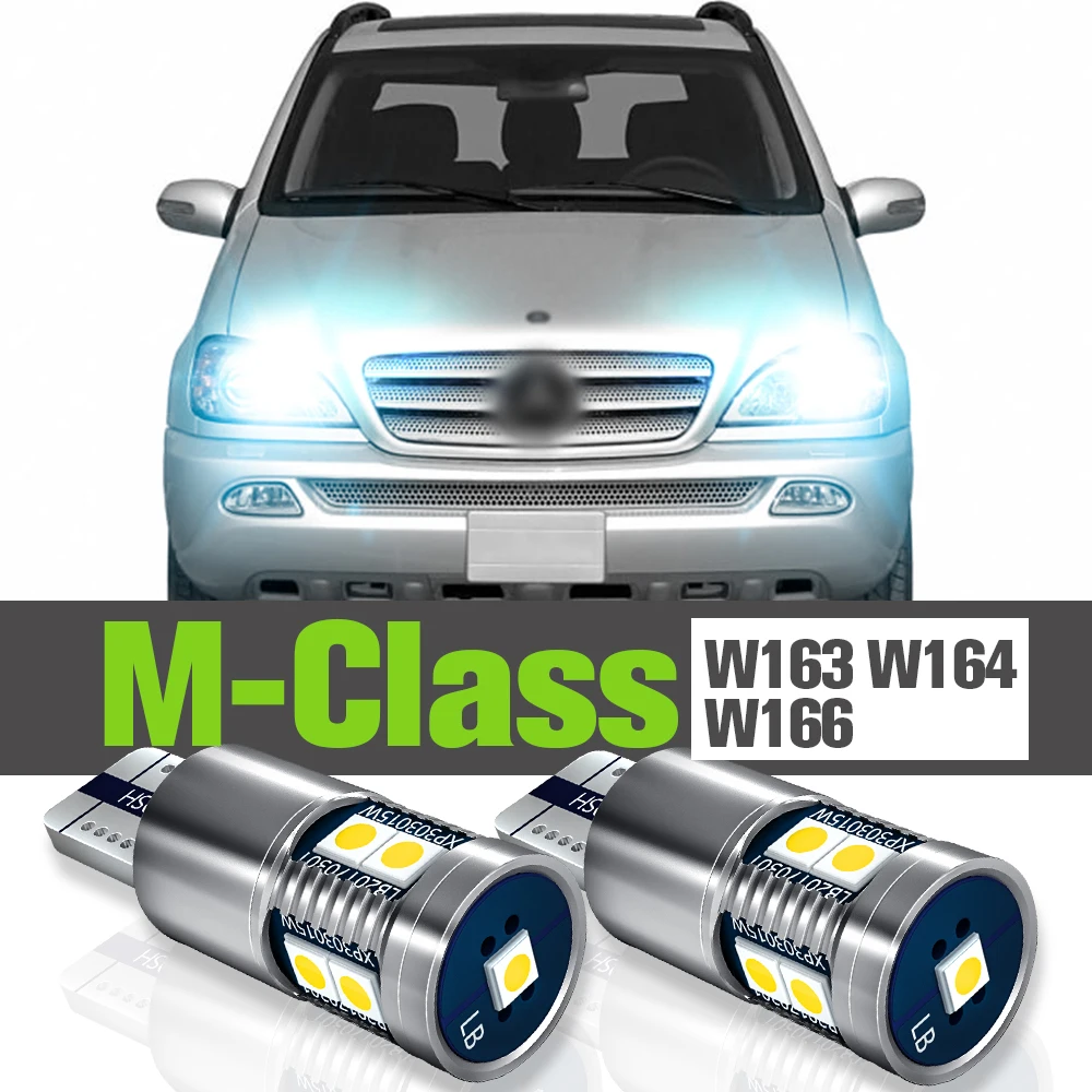 

2x LED Parking Light Accessories Clearance Lamp For Mercedes Benz M Class W163 W164 W166 1998 2005 2006 2008 2009 2010 2011 2012