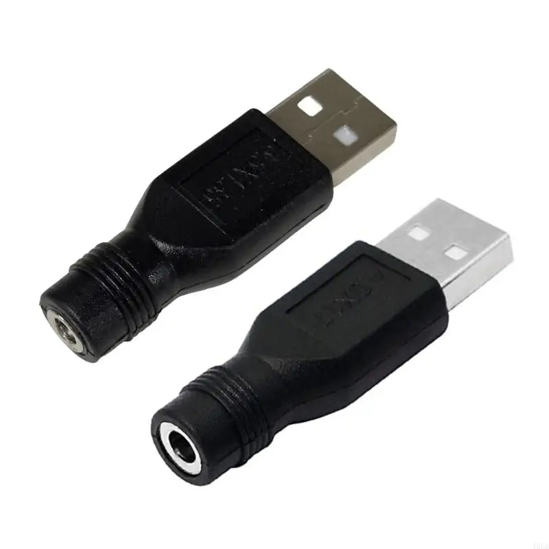 T5EA nhựa USB nam sang Bộ điều hợp nữ trực tiếp Bộ sạc USB sang bộ điều hợp