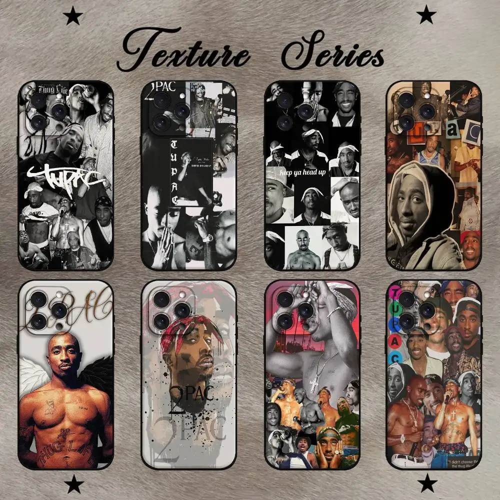 2pac Tupac Amaru Shakur Handyhülle für iPhone 17 16 15 14 13 12 11 PRO MAX PLUS Mini TPU Weiche Hautfreundliche Hülle