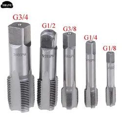 Taper Pipe Tap G1/8 1/4 3/8 1/2 3/4 HSS Taper Pipe Tap BSP Metal Screw Thread Cutting Tools High Quality Atrezzi Da Lavoro 1PCS