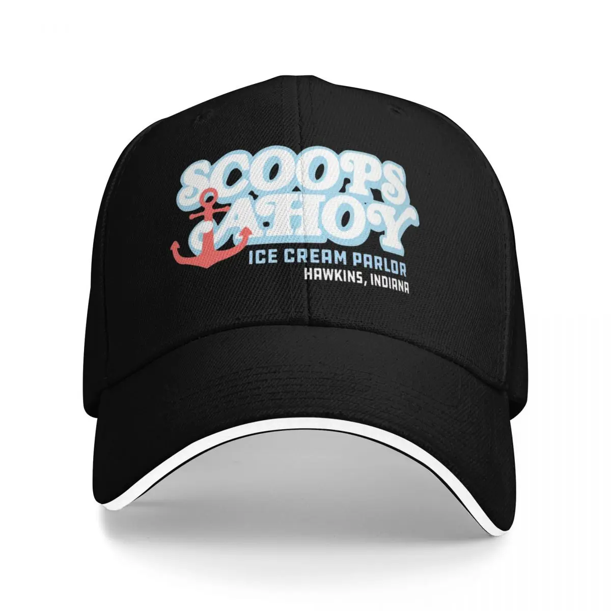 Baseball Caps Scoops Ahoy Ice Cream Mascot Retro Customized Female Male Sport Summer Hats
