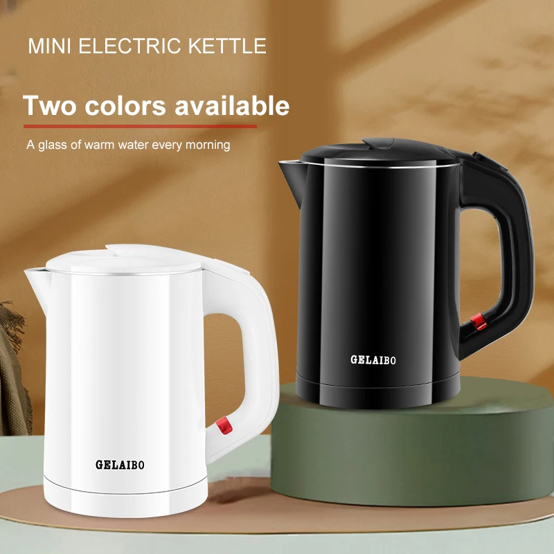 غلاية كهربائية من GELAIBO، سكن منزلي، 316 من الفولاذ المقاوم للصدأ، سعة مدمجة، صغيرة ومريحة