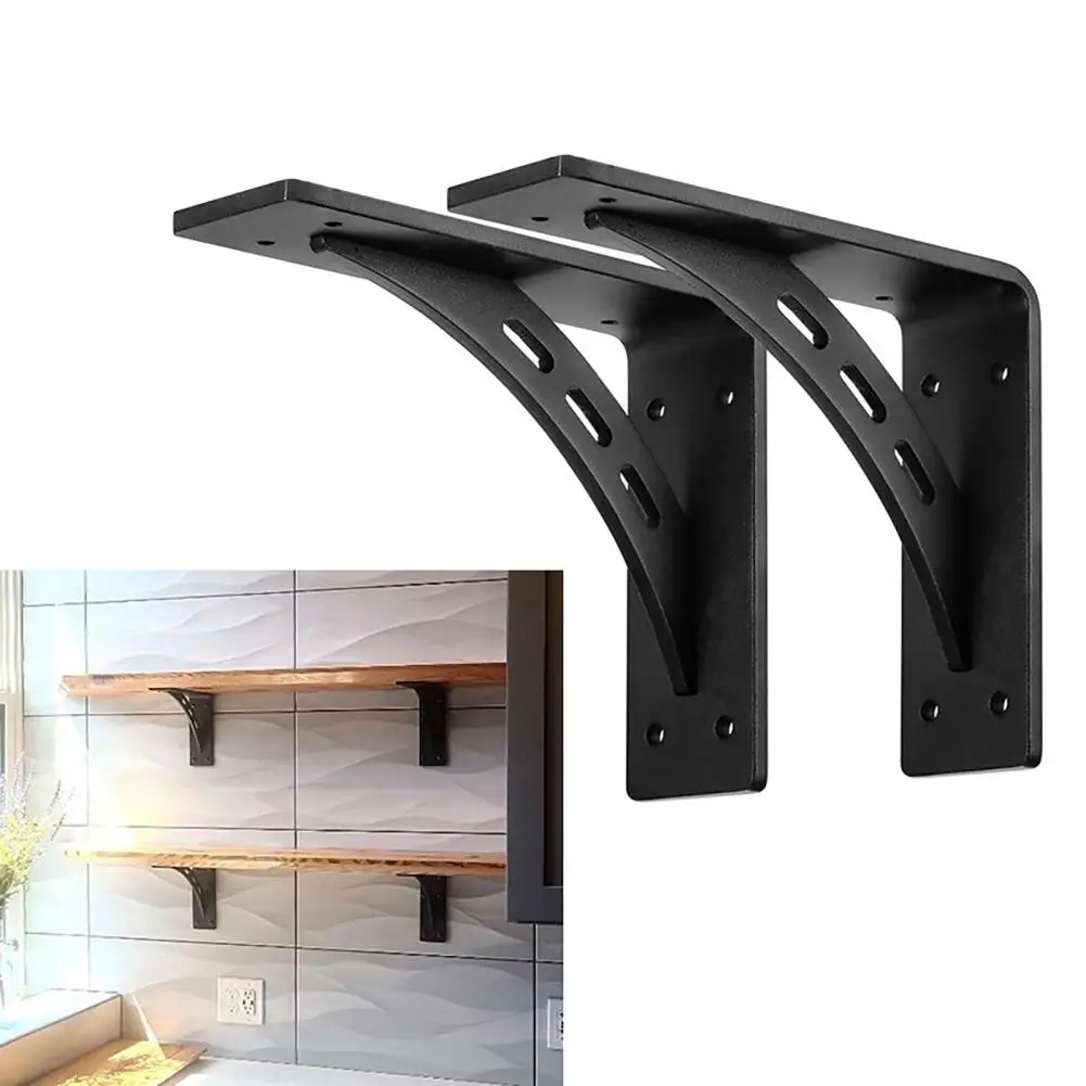 Stainless Steel Shelf Durable L-shaped Shelf Support Brackets for Countertops Corrosion Resistant Heavy Duty Metal for Shelving