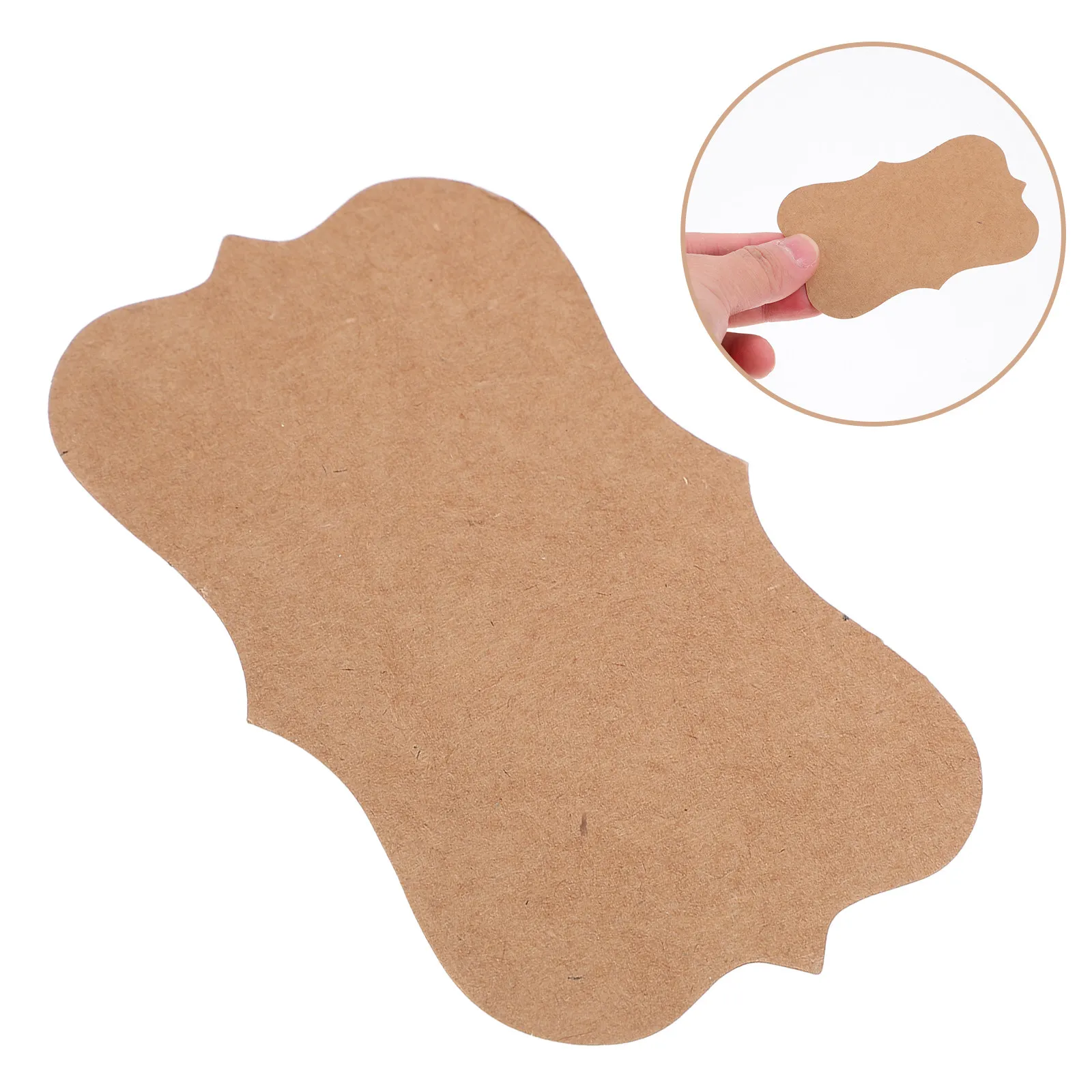 

100 шт. маленьких пустых карточек из крафт-бумаги, устойчивых к разрывам, для визиток, рецептов, учебных заметок, свадебных приглашений