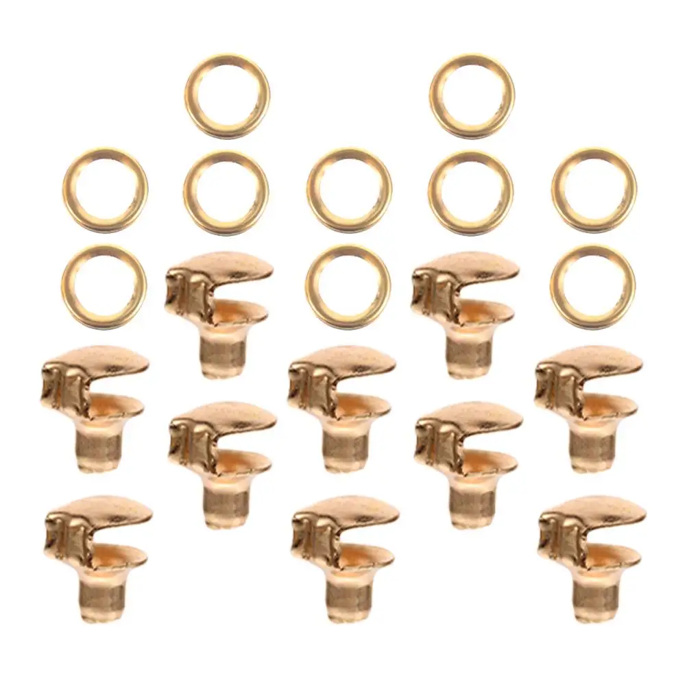 

10 Pcs Shoes Lace Climbing Hook Repair Kit with Lock Hooks for Metal Shoelace Child Connectors