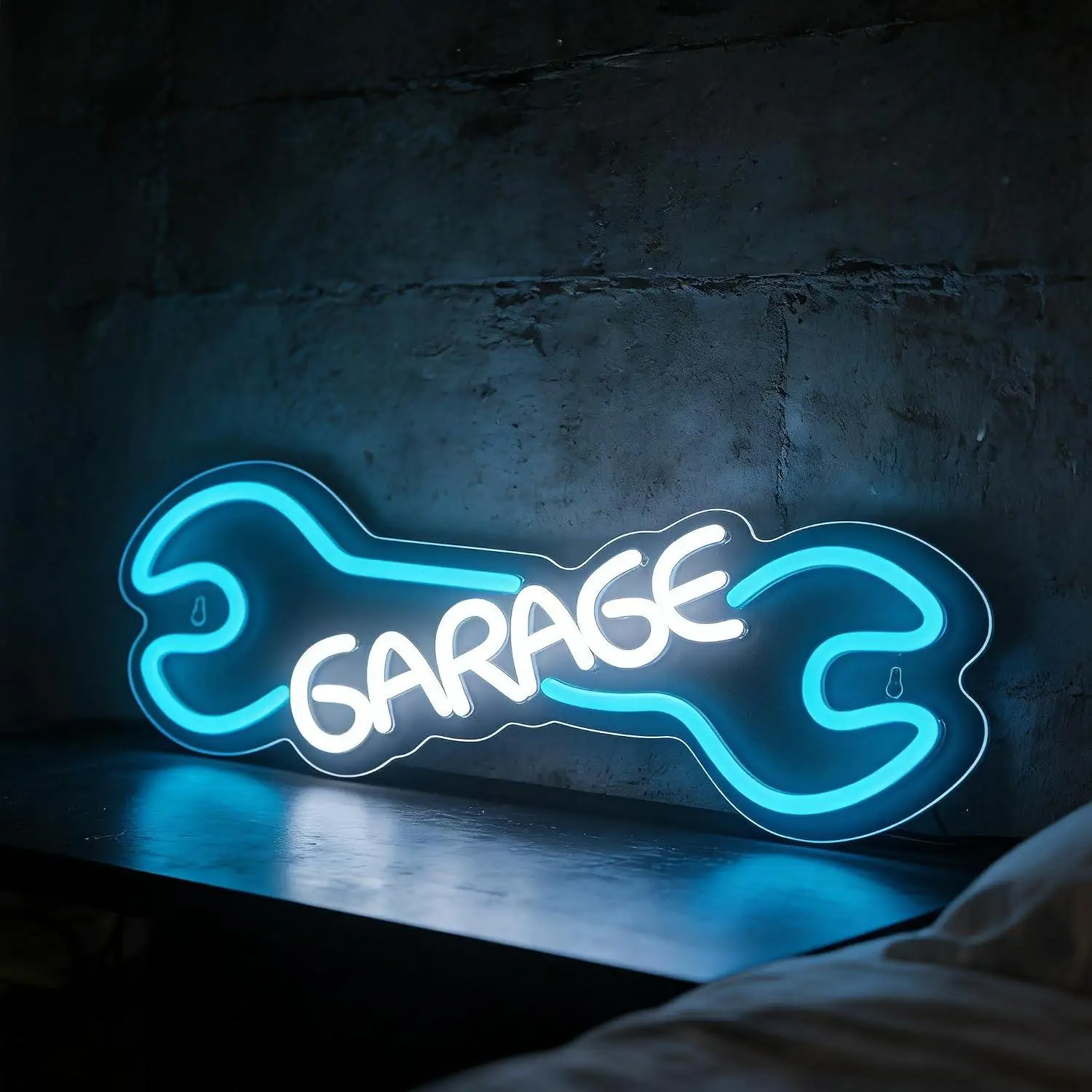 Garage Neon Sign USB Dimmable LED Light For Auto Workshop Man Cave Garage Wall Decoration Gift for Car Lovers Night Light