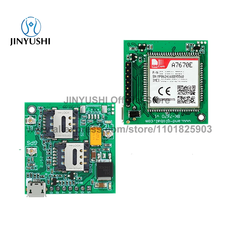 

SIMCOM 4G Cat 1 LTE модуль A7670E A7670SA с GSM GPS основная плата коммутационная плата с 4G печатной платой FPC GPS антенна