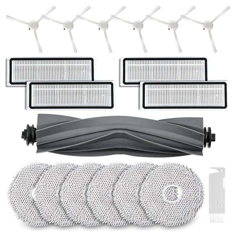 

AU-For Dreame L10s / L10 Ultra / L10 Prime Robot Vacuum Cleaner Main Side Brush Hepa Filter Mop Cloth Dust Bags Accessories