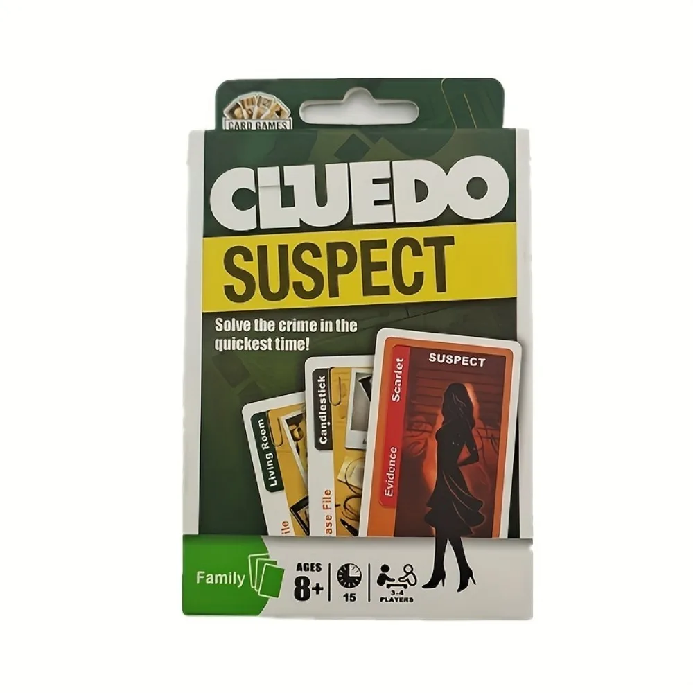 Cluedo-Juego de cartas de entretenimiento, juego de mesa de misterio clásico, multijugador, Interactieve Kaarten, el más nuevo