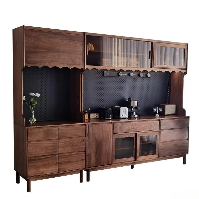 Black walnut sideboards, wine cabinets, cabinets, storage cabinets, all solid wood