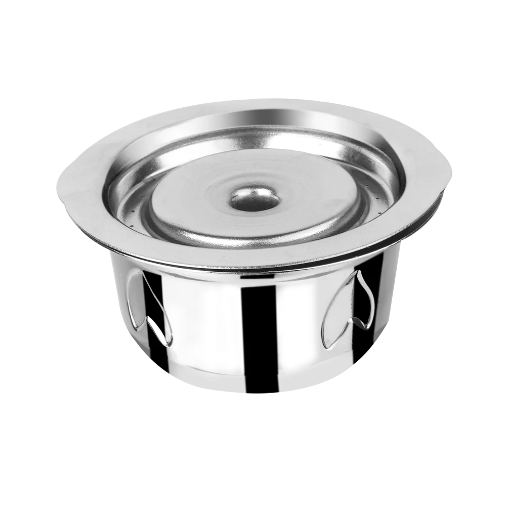 I Cafilas Reusable Vertuo Coffee Capsule Steel Stainless Metal for Nespresso Vertuoline Plus Machine Cream Coffee Filter