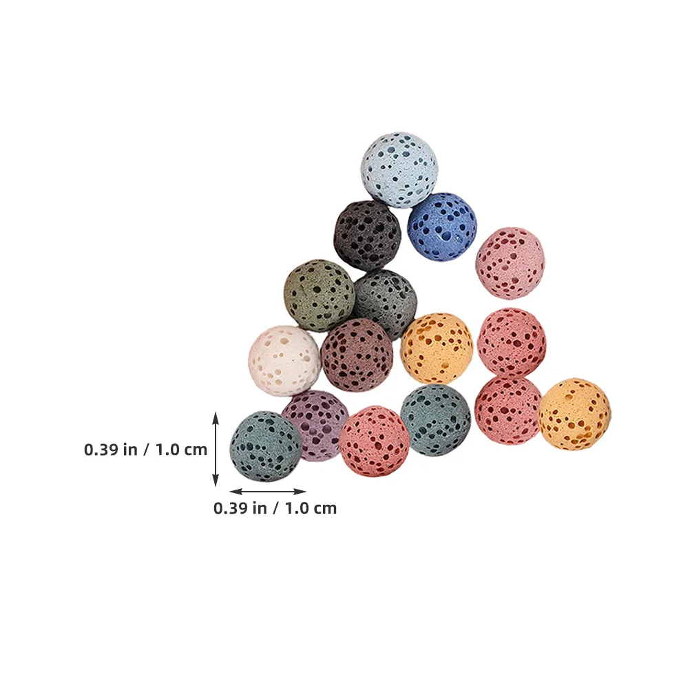 33pcs Volcanic Stone Diffuser Beads 10Mm Round No-Hole Design For Car Home Office Essential Oil Fragrance Aroma view 6